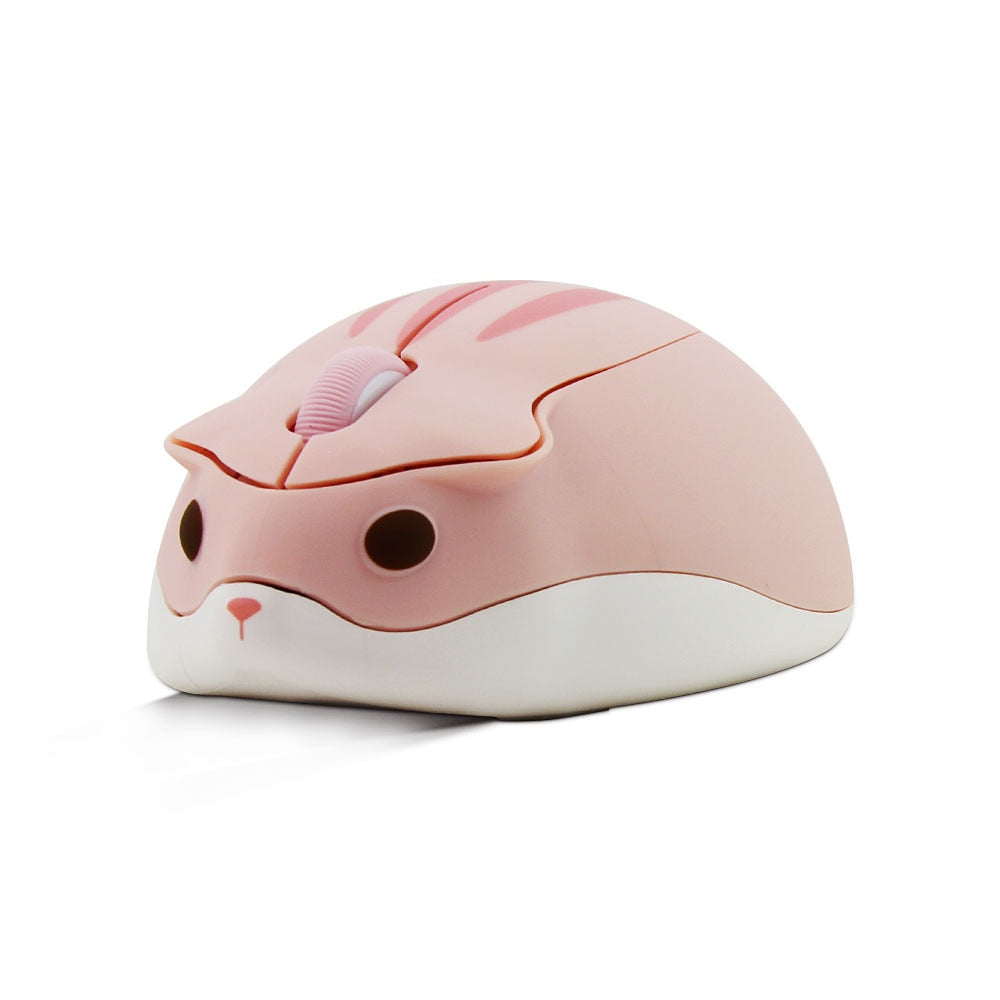 CHUYI 2.4G Wireless Optical Mouse Cute Hamster Cartoon Computer Mice Ergonomic Mini 3D Office Mouse For Kid Girl Gift PC Tablet